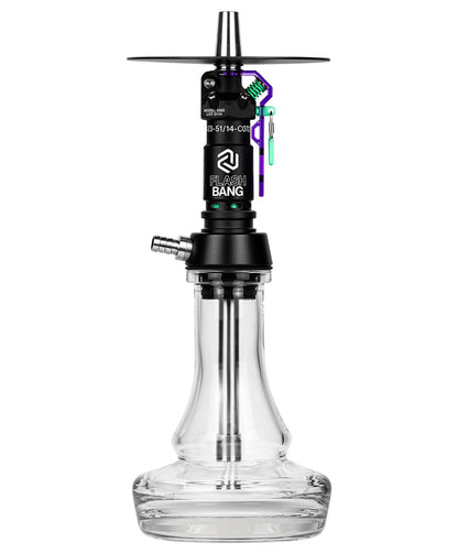 Amotion Flash Bang Black Hookah - Various Colours